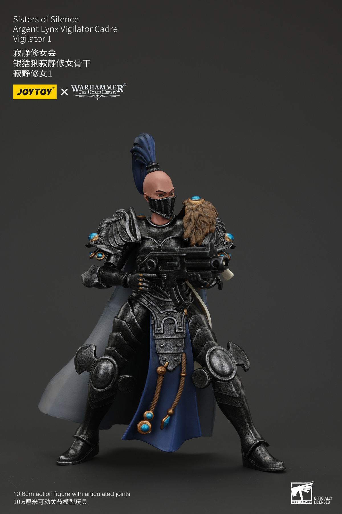 JoyToy - Warhammer 40000 - Sisters of Silence Argent Lynx Vigilator Cadre Vigilator 1