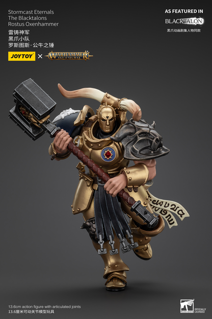 JoyToy - AGE of SIGMAR - Stormcast Eternals The Blacktalons Rostus Oxenhammer