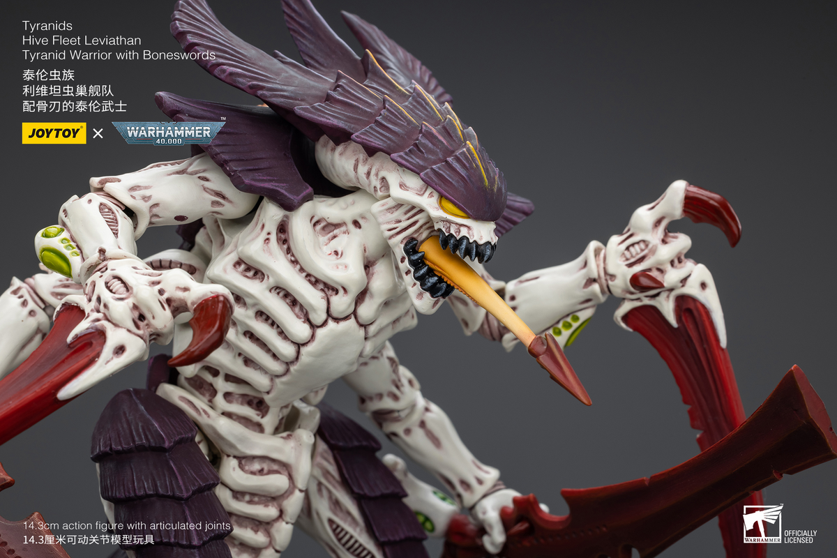 JoyToy - Warhammer 40000 - Tyranids Hive Fleet Leviathan Tyranid Warrior with Boneswords