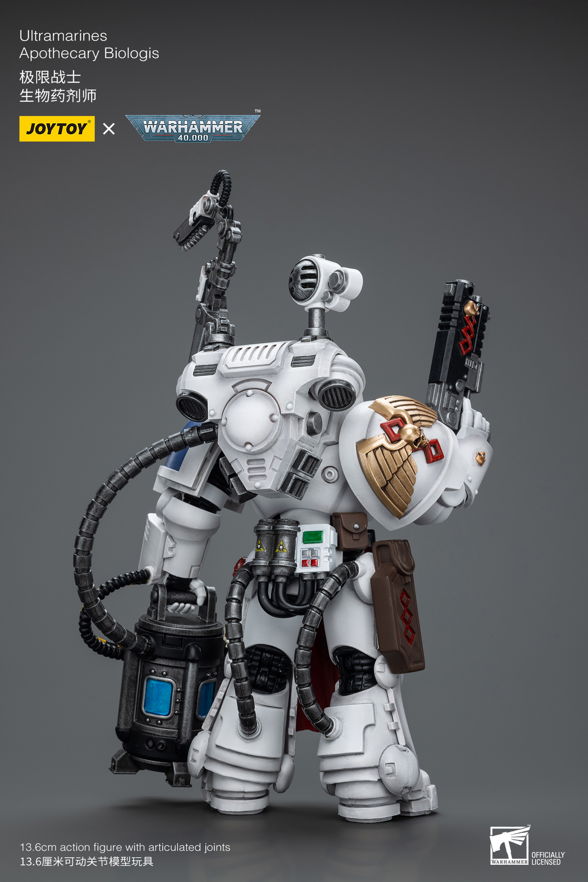 JoyToy - Warhammer 40000 - Space Marine Ultramarines Apothecary Biologis