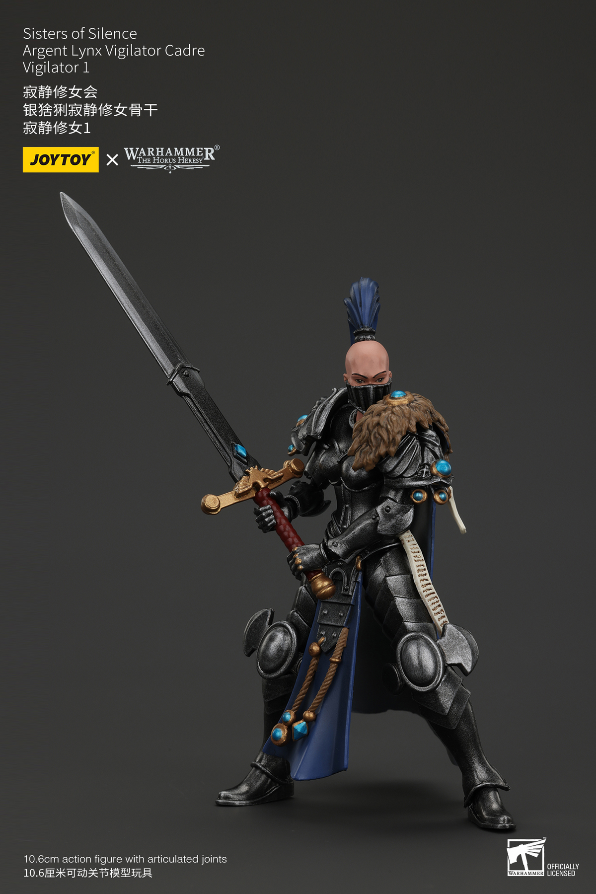 JoyToy - Warhammer 40000 - Sisters of Silence Argent Lynx Vigilator Cadre Vigilator 1