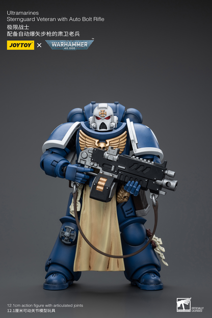 JoyToy - Warhammer 40000 - Space Marine Ultramarines Sternguard Veteran with Auto Bolt Rifle