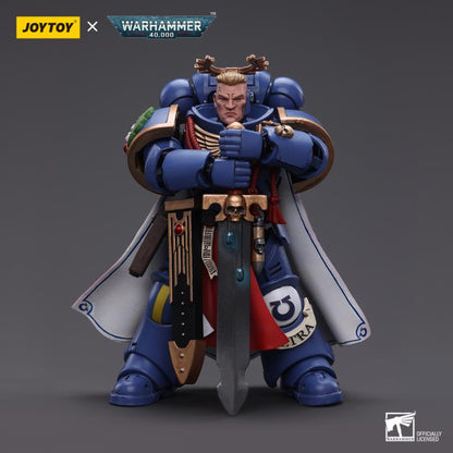JoyToy - Warhammer 40000  - Ultramarines; Primaris Captain with Power Sword and Plasma Pistol