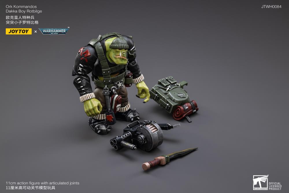 JoyToy - Warhammer 40000 - 	Ork Kommandos: Dakka Boy Rotbilge