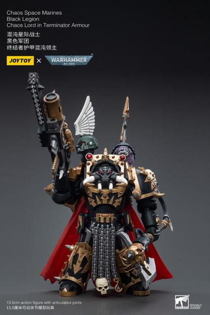 JoyToy - Warhammer 40000 - 	Black Legion: Chaos Lord in Terminator Armour