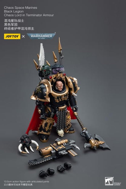 JoyToy - Warhammer 40000 - 	Black Legion: Chaos Lord in Terminator Armour