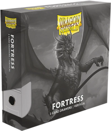 Dragon Shield - Fortress Card Drawers - Vertical 3 Row -  White