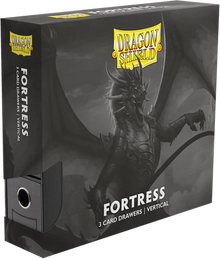 Dragon Shield - Fortress Card Drawers - Vertical 3 Row - Black