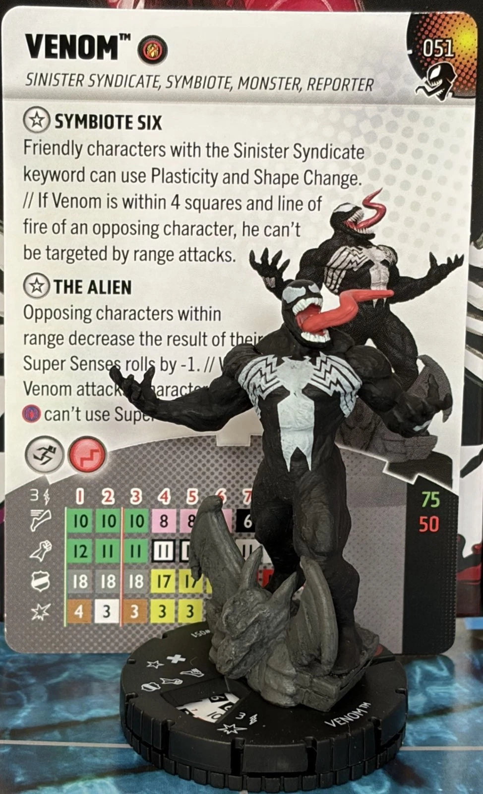 Heroclix - Marvel: Venom - Venom 051 (Chase)
