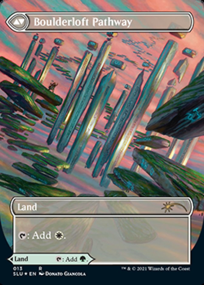 Branchloft Pathway // Boulderloft Pathway (Borderless) [Secret Lair: Ultimate Edition 2]