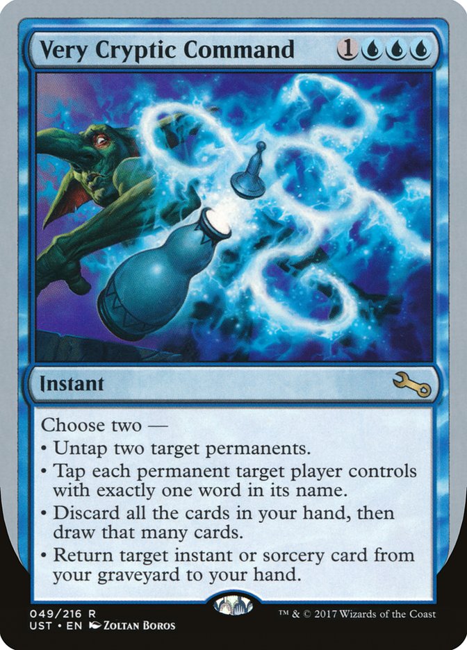 Very Cryptic Command (Untap) [Unstable] – Game Time Collectibles