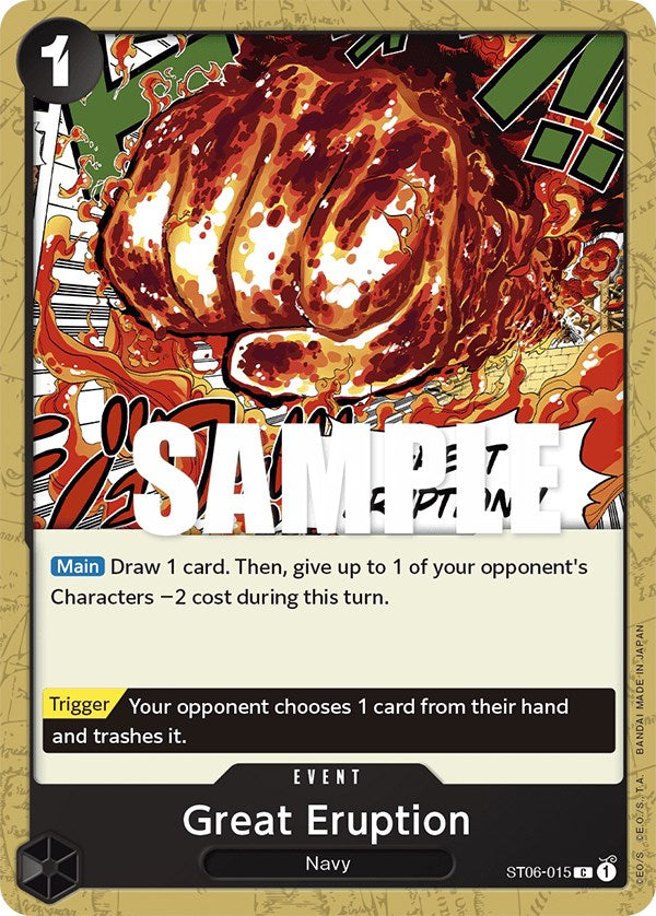 Great Eruption (ST06-015) [Starter Deck 6: Absolute Justice]