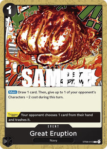 Great Eruption (ST06-015) [Starter Deck 6: Absolute Justice]