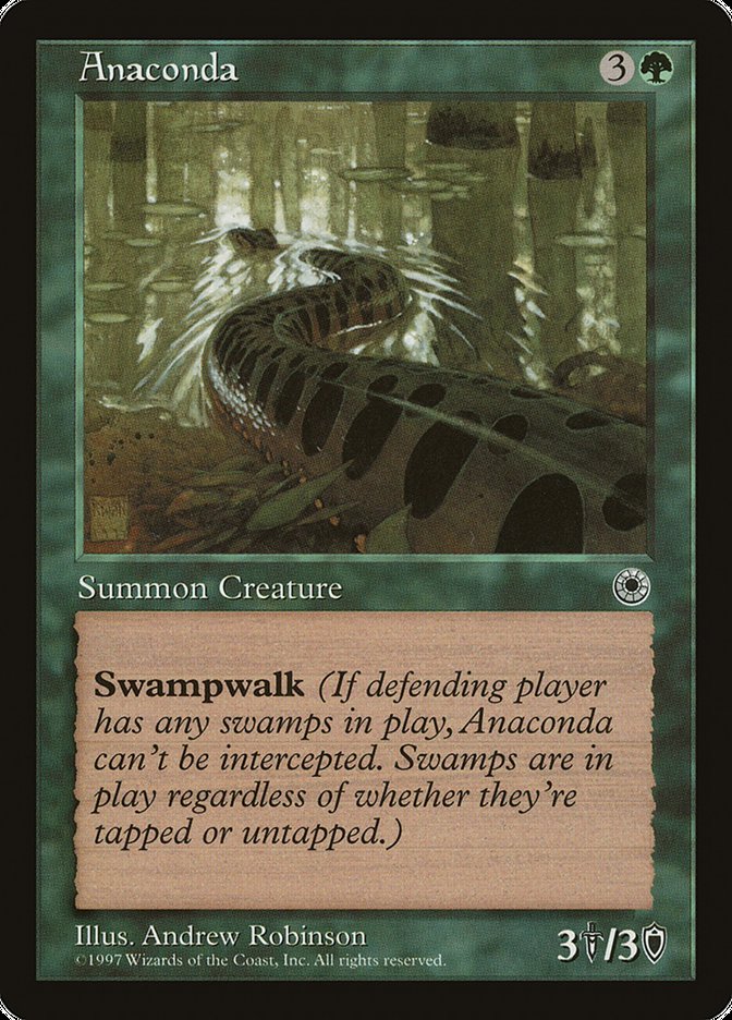 Anaconda (No Flavor Text) [Portal] – Game Time Collectibles
